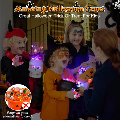 Fifaytech™ Halloween LED Rings for Kids(50PCS)