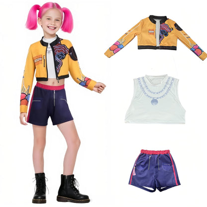 Fifaytech™ Halloween K-Pop Rumi Girls' Costume Set