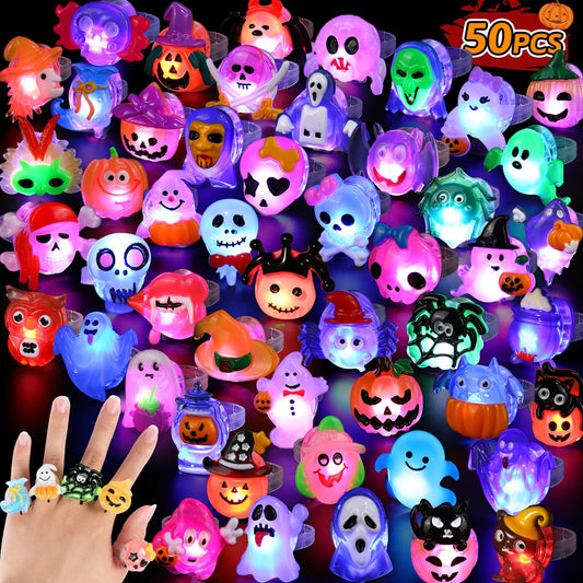 Fifaytech™ Halloween LED Rings for Kids(50PCS)