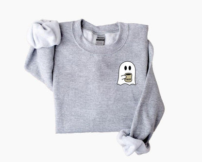 Fifaytech™ Cute Halloween Spooky Coffee Sweatshirt