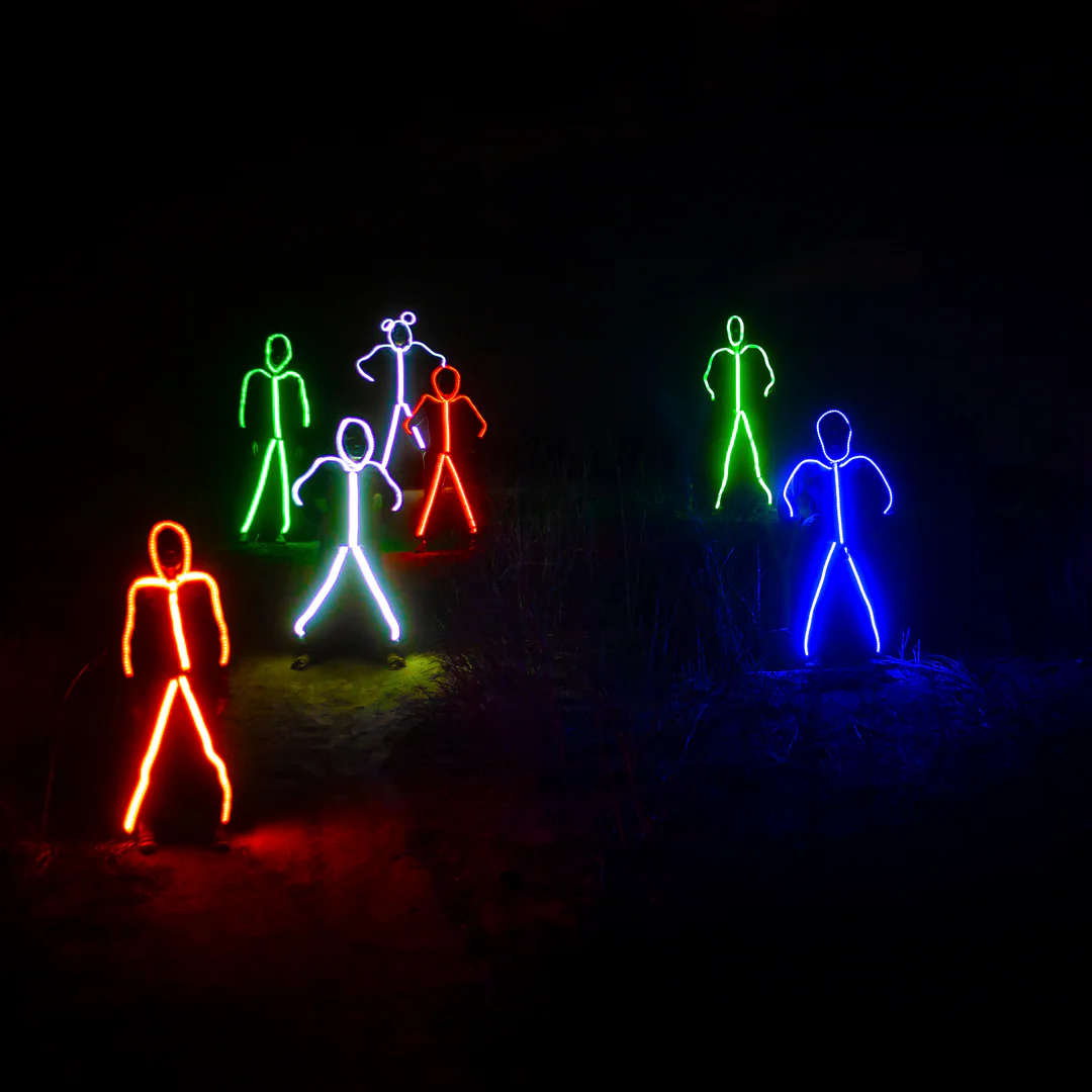 Fifaytech™ Kids/Adult LED stickman costume