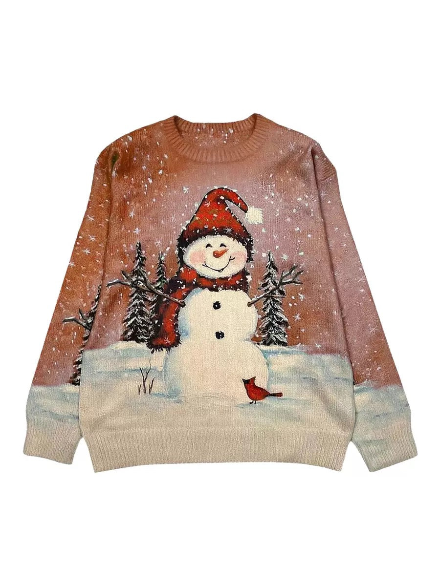 Fifaytech™ Ugly Holiday Sweater With Christmas Snowman