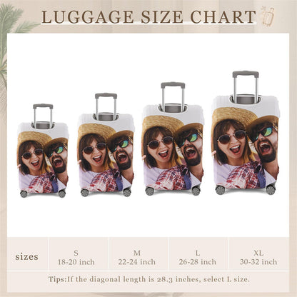 Fifaytech™ Custom Funny Photo Luggage Cover