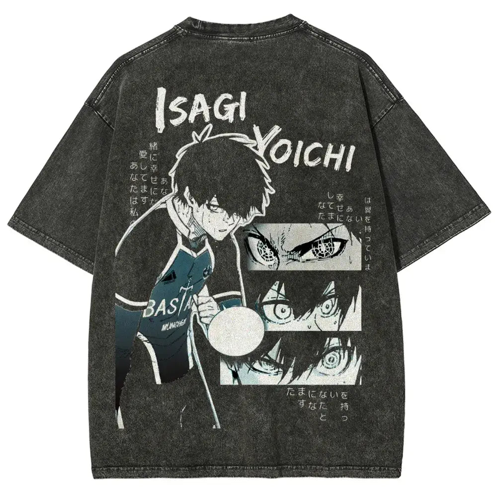 Fifaytech™ Blue Lock Isagi Yoichi Japanese Streetwear Graphic T-shirt