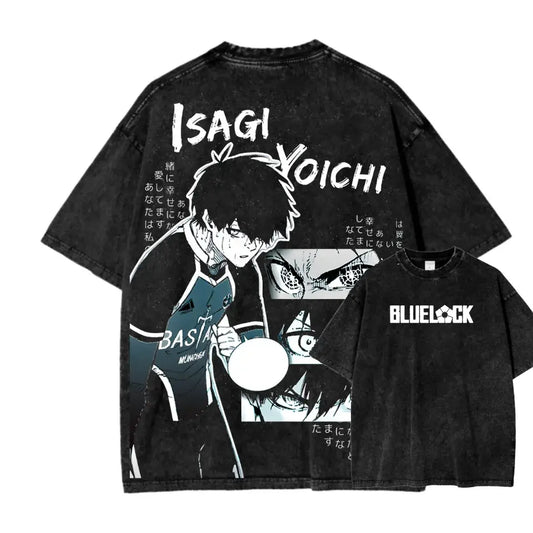 Fifaytech™ Blue Lock Isagi Yoichi Japanese Streetwear Graphic T-shirt