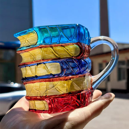 Crystal Stacked Book Mug