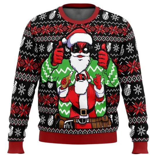 Fifaytech™ Christmas Deadpool Marvel Ugly Christmas Sweater