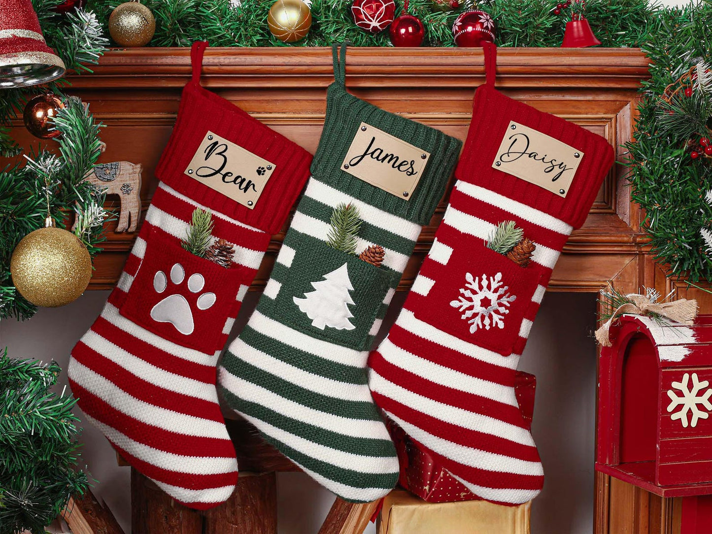 Fifaytech™ Personalized Christmas Stockings