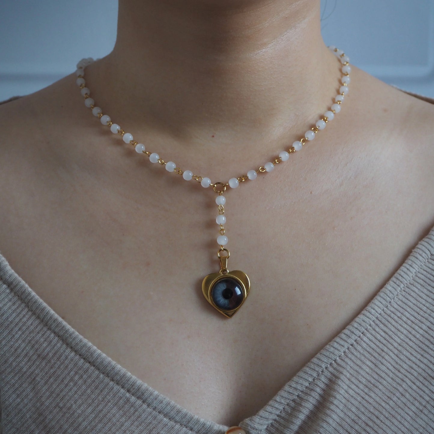 Fifaytech™ Custom Two Eyes, One Love Necklace