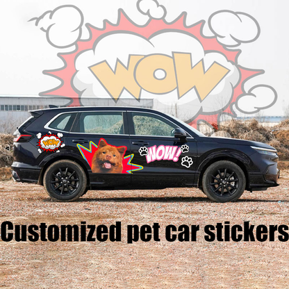 Fifaytech™ Customized pet car stickers