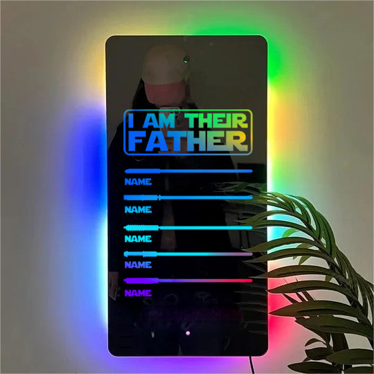 Fifaytech™ 🔥2025 Father's Day Hot Sale🔥DAD's Lightsaber Mirror Lamp