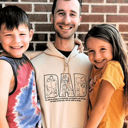 Fifaytech™ Embroidered "DAD" Hoodie Sweatshirt