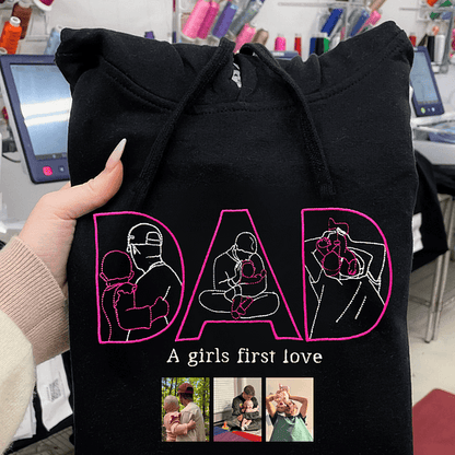 Fifaytech™ Embroidered "DAD" Hoodie Sweatshirt