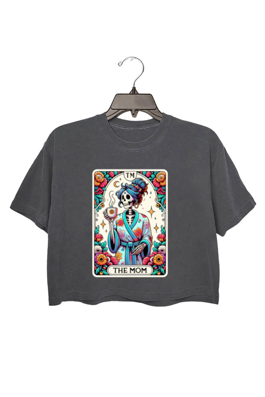 Fifaytech™ Witchy Vibes Skeleton Mother Crop Top For Women