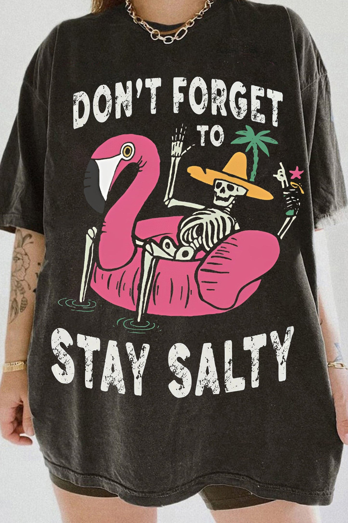 Fifaytech™ Stay Salty Salty Skeleton Tee For Women