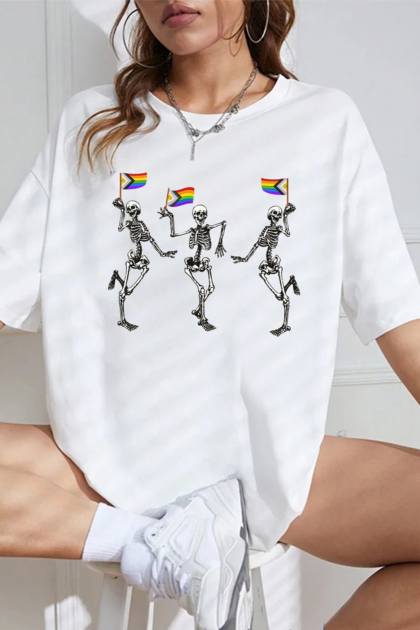 Fifaytech™ Pride Skeleton LGBTQ Tee For Women