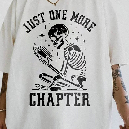 Fifaytech™ Just One More Chapter Skeleton Tee For Women