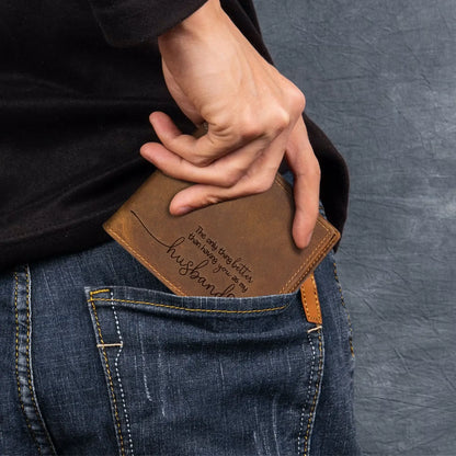 Fifaytech™ Father's Day Personalized Leather Wallet