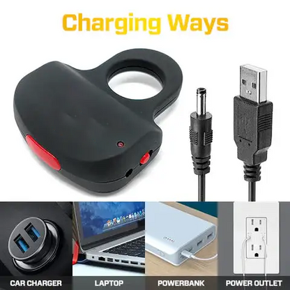 Fifaytech™ Female safety high power electric shock ring