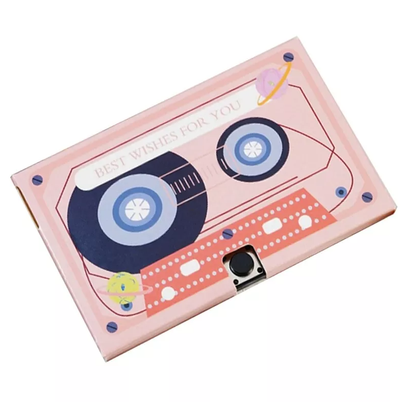 Fifaytech™ Greeting Card with Recordable Recorder 60 Seconds