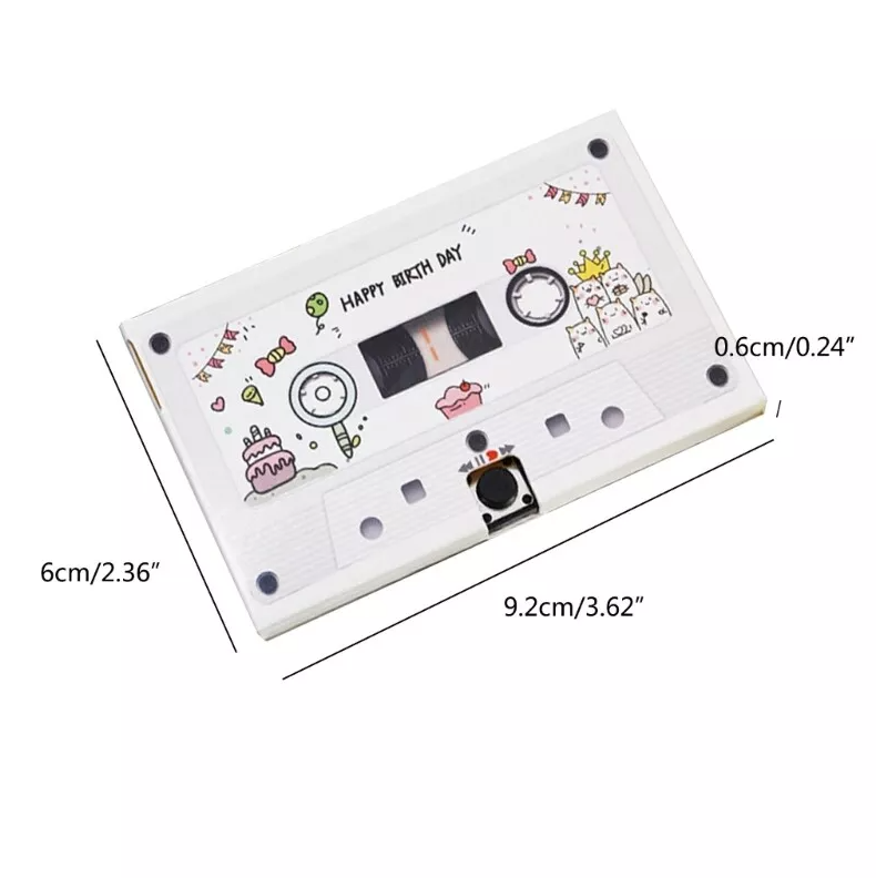 Fifaytech™ Greeting Card with Recordable Recorder 60 Seconds