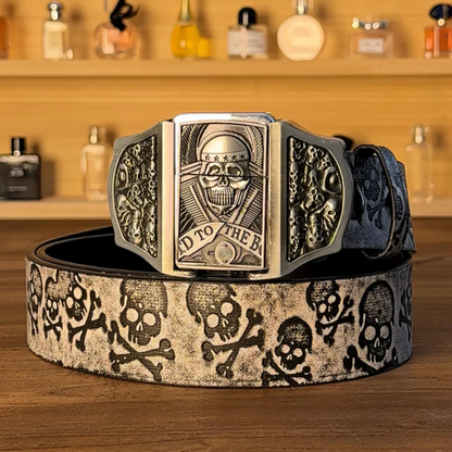 Fifaytech™ Halloween-themed skull lighter belt
