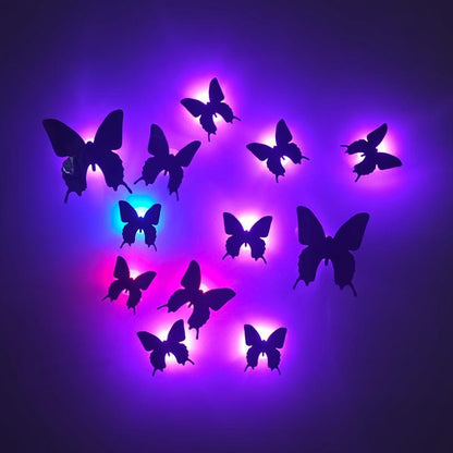 Fifaytech™ Halloween 3D Bat Design LED Decorations 12pcs/24pcs Set