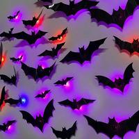 Fifaytech™ Halloween 3D Bat Design LED Decorations 12pcs/24pcs Set