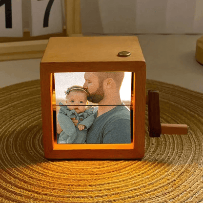 Fifaytech™ Hand Crank Flipbook Box for Dad