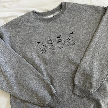 Fifaytech™ Ghosts Embroidered Sweatshirt