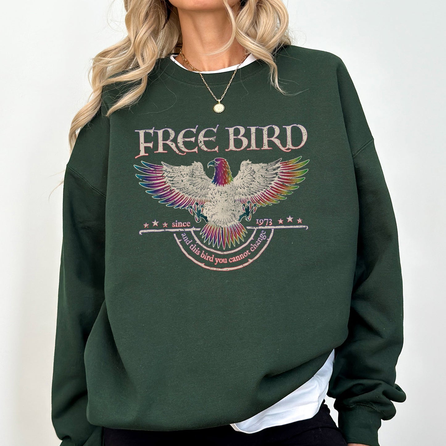 Fifaytech™ Free Bird Retro Music Rock Band Hoodie