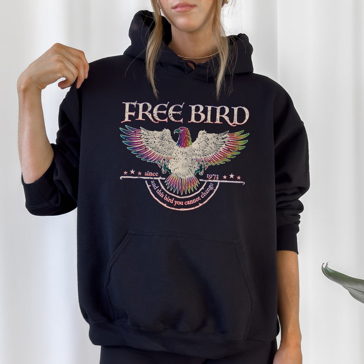 Fifaytech™ Free Bird Retro Music Rock Band Hoodie