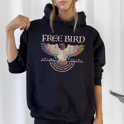 Fifaytech™ Free Bird Retro Music Rock Band Hoodie