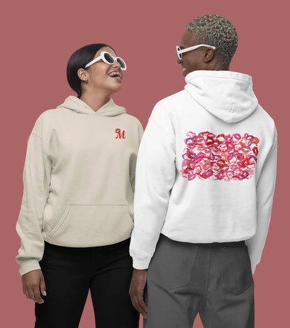 Fifaytech™ Custom Lipstick Kisses Hoodie Matching Set