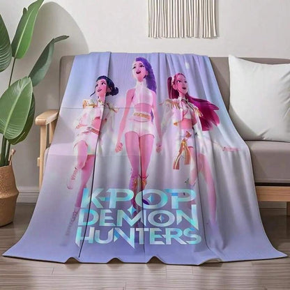 Fifaytech™ Kpop Demon Hunters Inspired Flannel Blanket