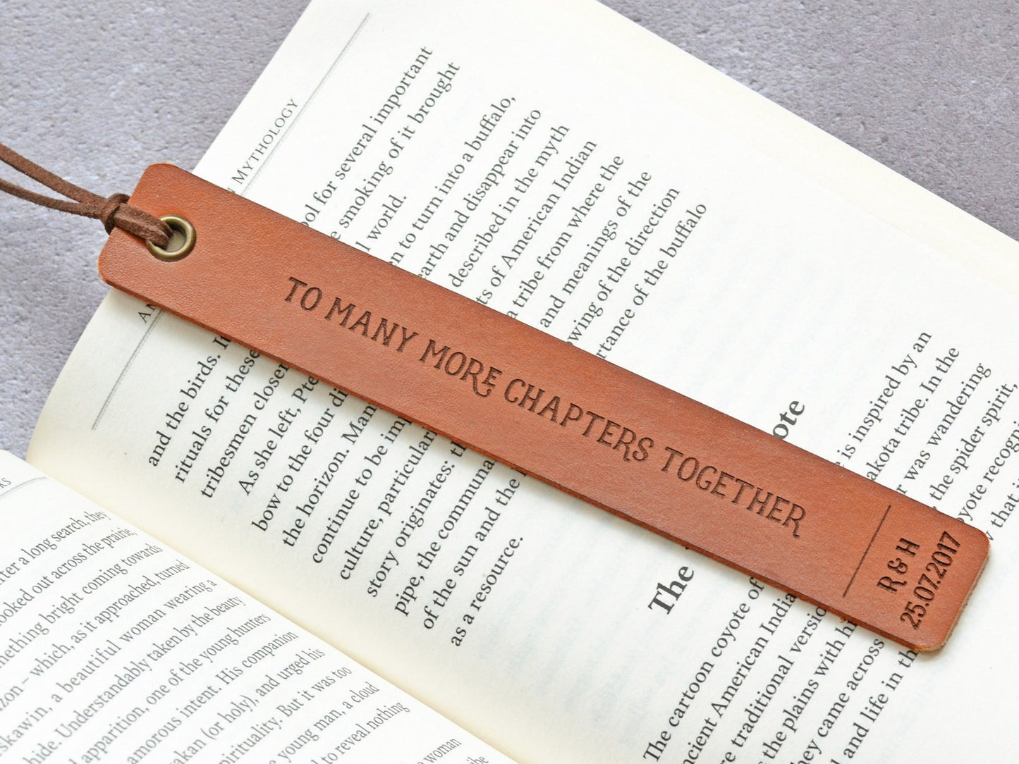 Fifaytech™ Personalised Leather Bookmark