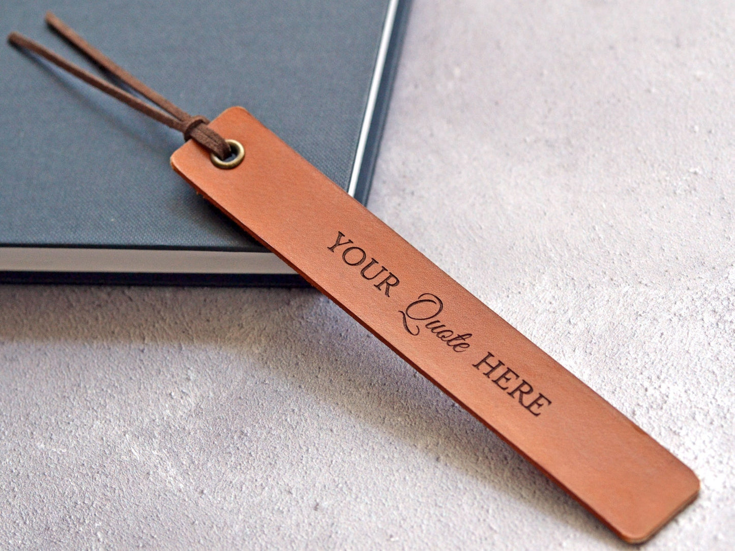 Fifaytech™ Personalised Leather Bookmark