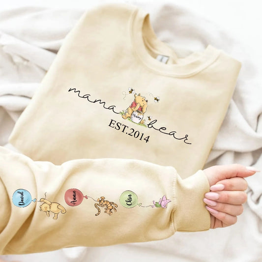 Fifaytech™ ❤️Customized Mama Bear Sweatshirt 🐻 Hoodie - Mother's Day 50% off