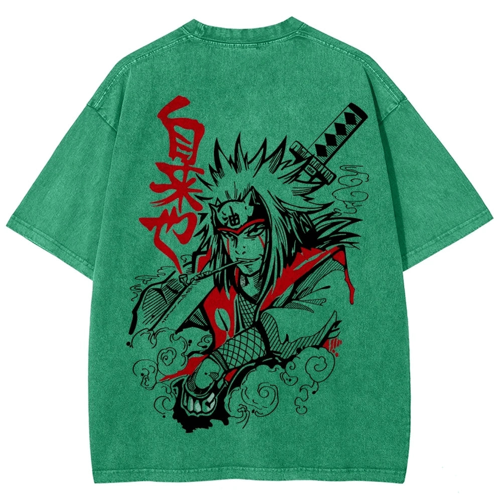 Fifaytech™ Naruto Sannin Jiraiya Printed T-shirt