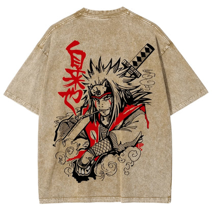 Fifaytech™ Naruto Sannin Jiraiya Printed T-shirt