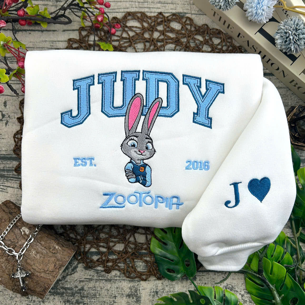 Fifaytech™ Nick & Judy Embroidered Sweatshirts set