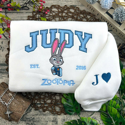 Fifaytech™ Nick & Judy Embroidered Sweatshirts set