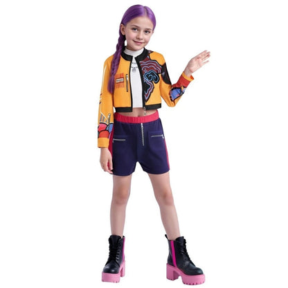 Fifaytech™ Halloween K-Pop Rumi Girls' Costume Set