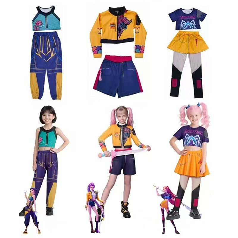 Fifaytech™ Halloween K-Pop Rumi Girls' Costume Set
