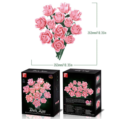 Fifaytech™ Roses Bouquet Building Block Set