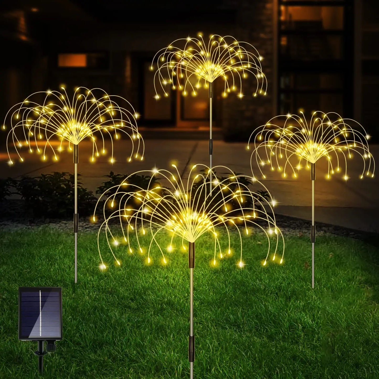 Fifaytech™ 4PC Outdoor Solar Garden Lights