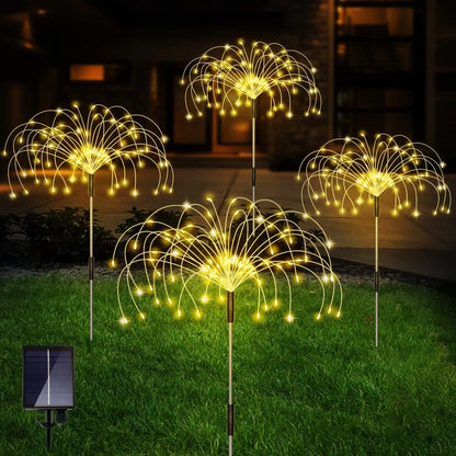 Fifaytech™ 4PC Outdoor Solar Garden Lights