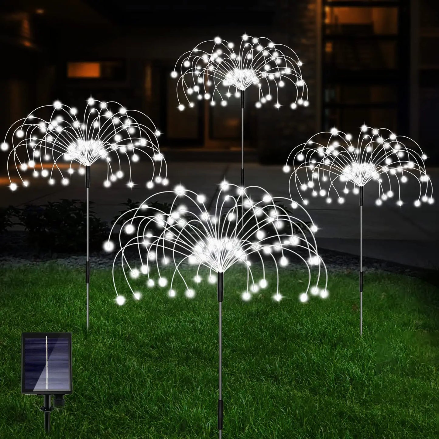Fifaytech™ 4PC Outdoor Solar Garden Lights