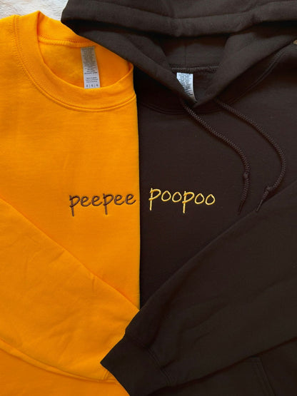 Fifaytech™ PeePee PooPoo Matching Set for couples & besties