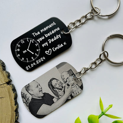 Fifaytech™ Personalised Daddy Photo Keyring